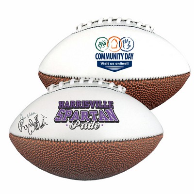 14" Full-Size Synthetic Leather Signature Football