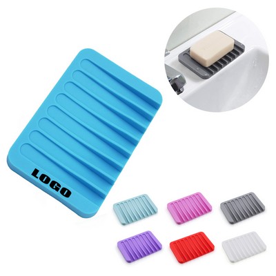 Silicone Self Draining Soap Holder