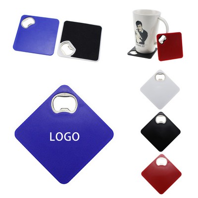 Square Coaster Bottle Opener