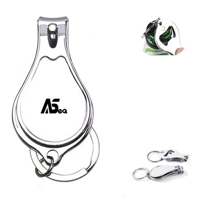 Nail Clipper Keyring With Bottle Opener