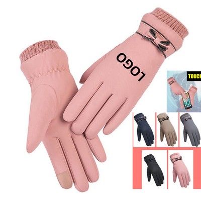 Windproof Waterproof Women Winter Gloves