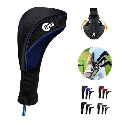 Golf Club Leather Headwear Set for Iron