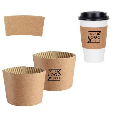 Kraft Coffee Cup Sleeves