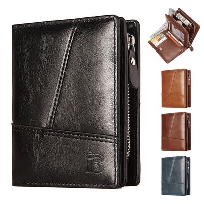 PU Leather Wallets for Men Women