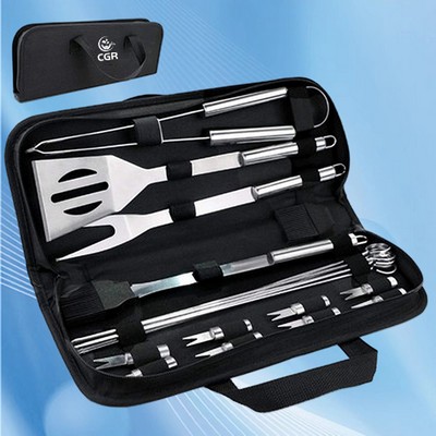 All-Inclusive 20 Piece BBQ Tool Kit