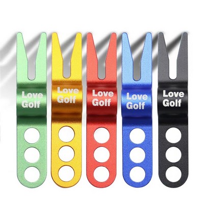 Metal Golf Divot Tool/Repair Fork