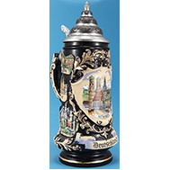 German Shield Stein, 0.5L