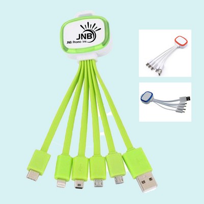 6-in-1 Illuminated USB Cable