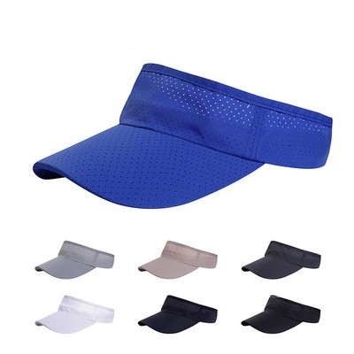 Quick Dry Sun Visor Hollow Hat