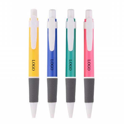 Office Meetings School Writing Notes Plastic Retractable Ballpoint Pen