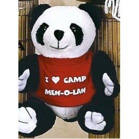 Continental Series Panda Bear Stuffed Animal w/Shirt (6")