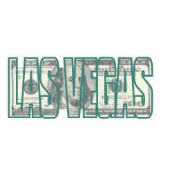 Las Vegas Block Letter $100 Bill Lapel Pin