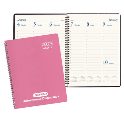 Professional Weekly Desk Appointment Planner w/ Twilight Cover