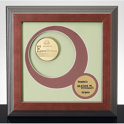 OLYMPIA: Framed Medallion Wall Plaque