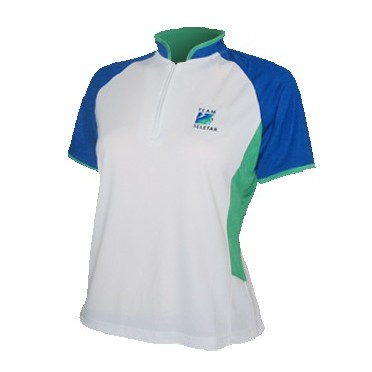 Women's CoolTech Polo Short Sleeve Shirt w/Partial Front Zipper