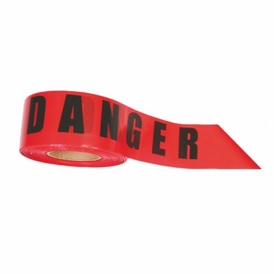 Red/Black Danger Bilingual Barricade Tape (3" x 1000')