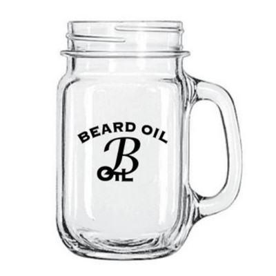 16 Ounce Drinking Jar w/ Handle