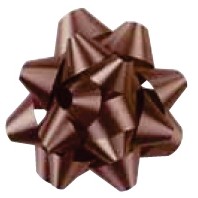 Silver 3 3/4" Diameter Splendorette® Star Bow (3/4" Ribbon)