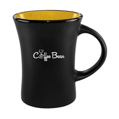 10 Oz. Hilo Black/Yellow Mug