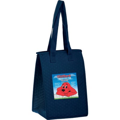 Non Woven Insulated Grocery/Lunch Bag w/ 4 Color Process (8"x7"x12")