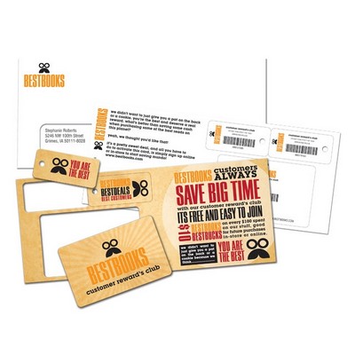 Key Tag 2 Up with Card Combo Mailer