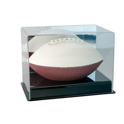 Executive Display Case for Full Size Football w/ Black Base