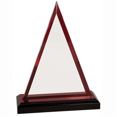 Red Triangle Impress Acrylic Award (8")