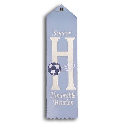 Stock Soccer Event Ribbon - Honorable Mention