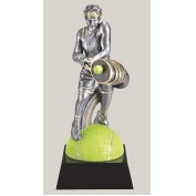 9" Male Tennis Motion Xtreme Resin Trophy