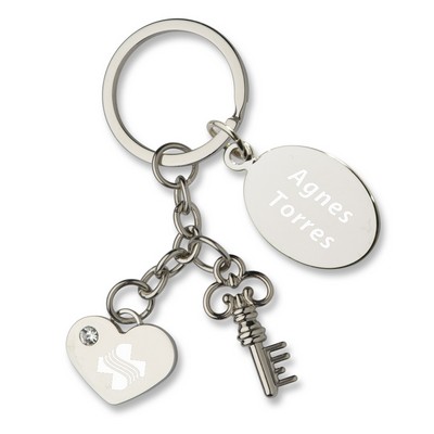 Key To My Heart Key Holder with Hang Tag