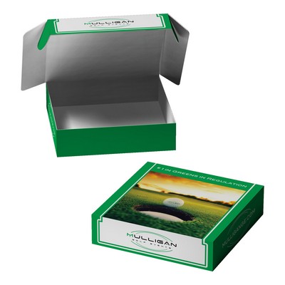 12" X 12" X 3" E-Flute Tuck Box Double Side