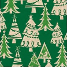 Holiday Forest Kraft Christmas Gift Wrap (417'x30" or 36")