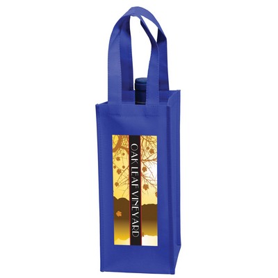 Vineyard Collection - 1 Bottle Non-Woven Wine Tote Bag