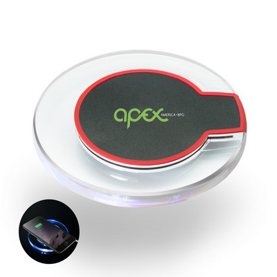 Bongo Wireless Charging Pad (Black/Red)