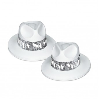 LA Swing Silver Fedora Hats