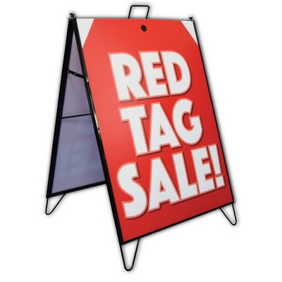 Metal A Frames Sign Holder (Hardware Only) (24" x 32")