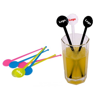 Round Top Swizzle Drink Stick / Customs Mixing Stirrers