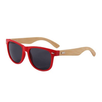 Bamboo Sunglasses - Smoke Lenses