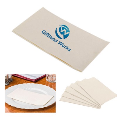 4"x8" Custom Dinner Napkin-Off White