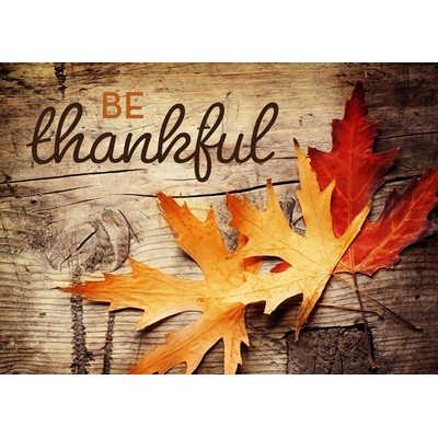 Be Thankful Rustic Thanksgiving Greeting Cards