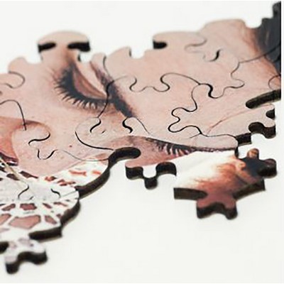 5" x 7" - 58 Piece Retail Quality Irregular Cut Wooden Puzzle