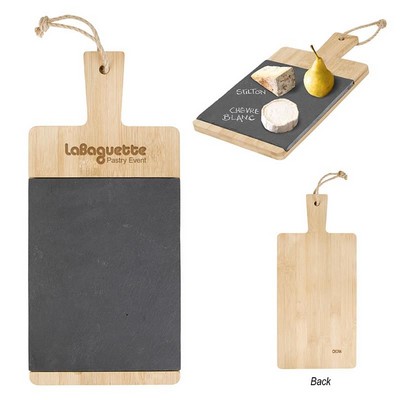 Bamboo & Slate Charcuterie Cutting Board