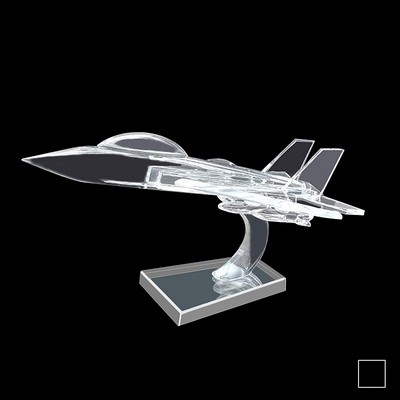 Combat Aircraft Crystal Model