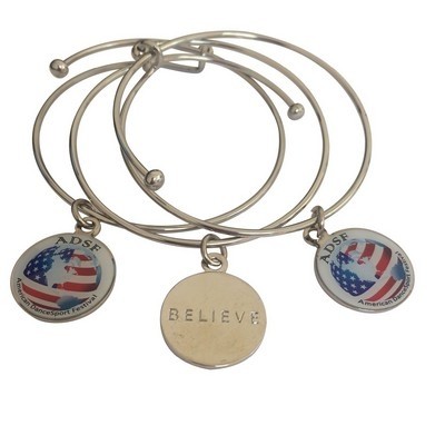 Printed Charm bangle