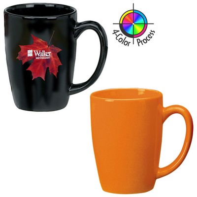 14 Oz. Orange Tall Bistro Challenger Mug (4 Color Process)