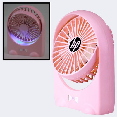 Adjustable Bedside Fan w/Light (Shorter Prod Time)