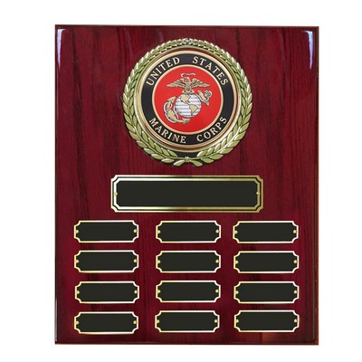 U.S. Marine Corps Perpetual Plaque (10½" x 13")