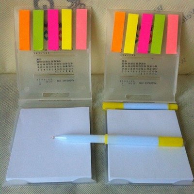 Printing Memo Pad w/Holder Pen & Calendar