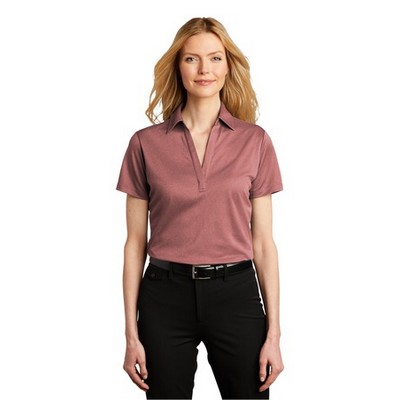 Port Authority® Ladies Heathered Silk Touch™ Performance Polo