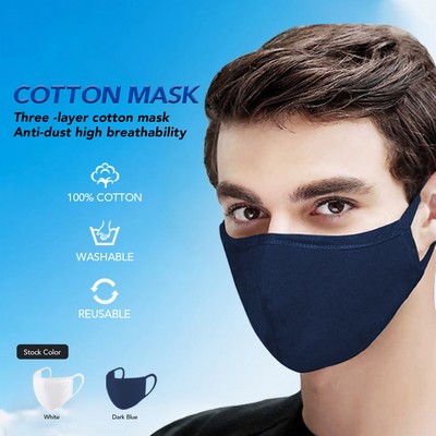 Comfort 3-Layer Cotton Face Mask